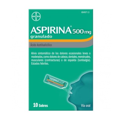 Aspirina Granulado 500 mg