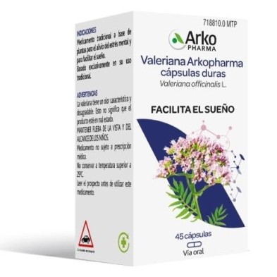 ARKOCAPSULAS VALERIANA 350 MG 45 CAPSULAS