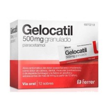 GELOCATIL 500 MG 12 SOBRES GRANULADO