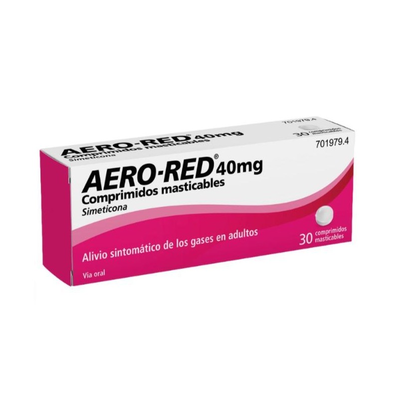 AERO RED 40 MG 30 COMPRIMIDOS MASTICABLES