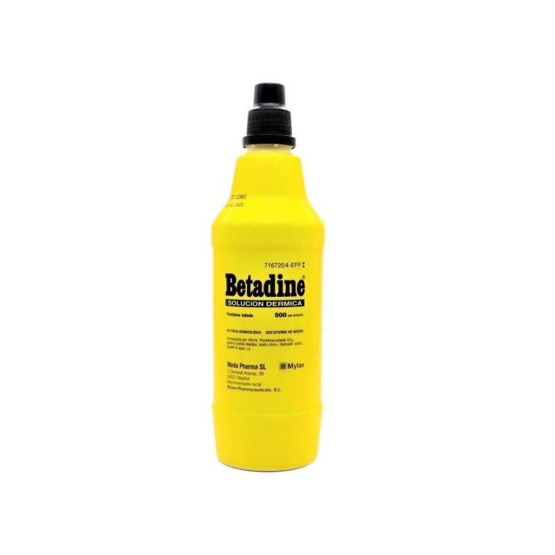 BETADINE 10% SOLUCION TOPICA 1 FRASCO 500 ML