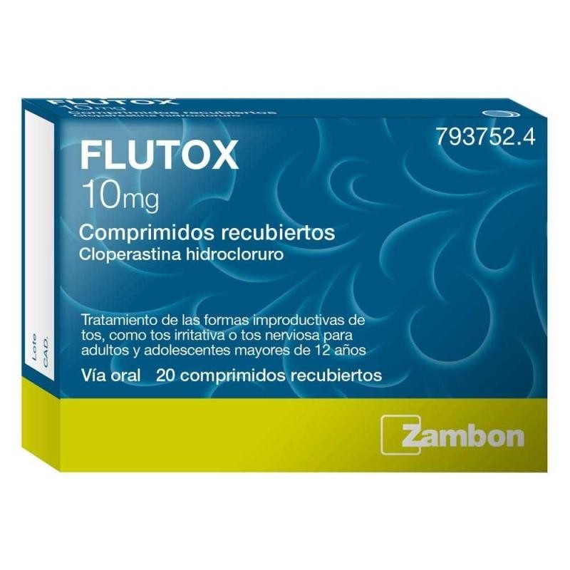 FLUTOX 10 MG 20 COMPRIMIDOS