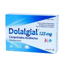 DOLALGIAL LISINA 125 MG 20 COMPRIMIDOS RECUBIERTOS