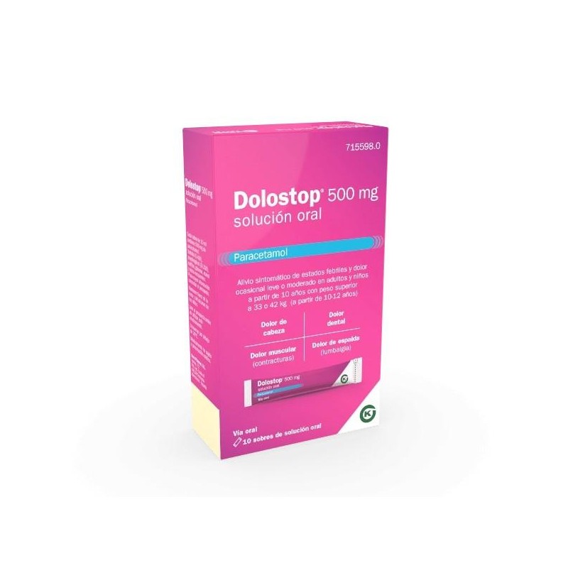 DOLOSTOP SOBRES 500MG