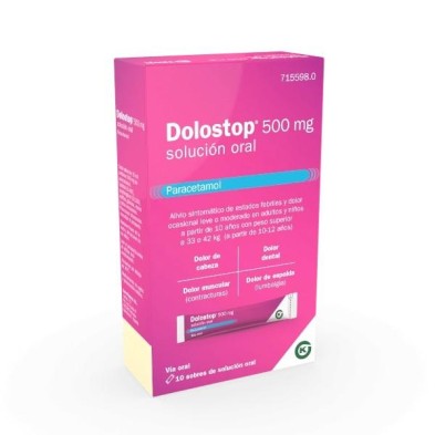 DOLOSTOP SOBRES 500MG