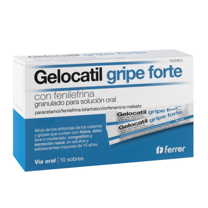 Gelocatil Gripe Forte 10 Sobres