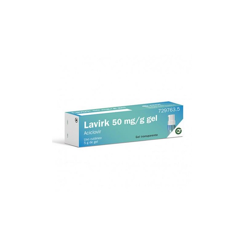 LAVIRK 50 MG/G GEL CUTANEO 1 TUBO 5 G + BOMBA DOSIFICADORA