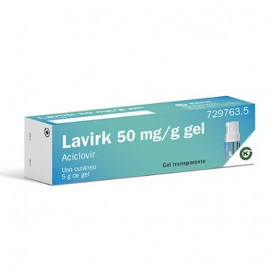 LAVIRK 50 MG/G GEL CUTANEO 1 TUBO 5 G + BOMBA DOSIFICADORA