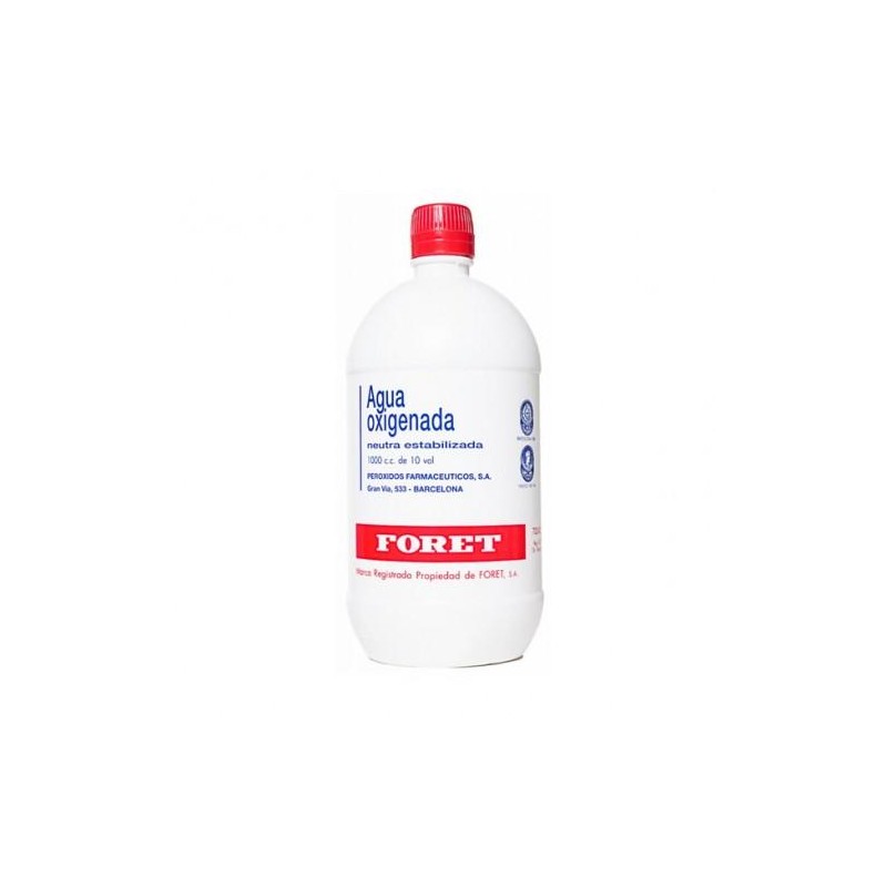 AGUA OXIGENADA FORET 30 MG/ML SOLUCION CUTANEA Y CONCENTRADO PARA SOLUCION BUCAL 1 FRASCO 250 ML