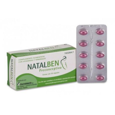 NATALBEN PRECONCEPTIVO 30 CAPSULAS