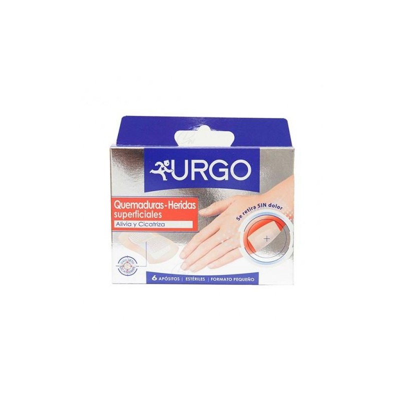 URGO QUEMADURA HIDROCOLOIDE 6 UNIDADES