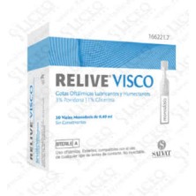 RELIVE VISCO ESTERIL GOTAS OFTALMICAS 0.4 ML 30