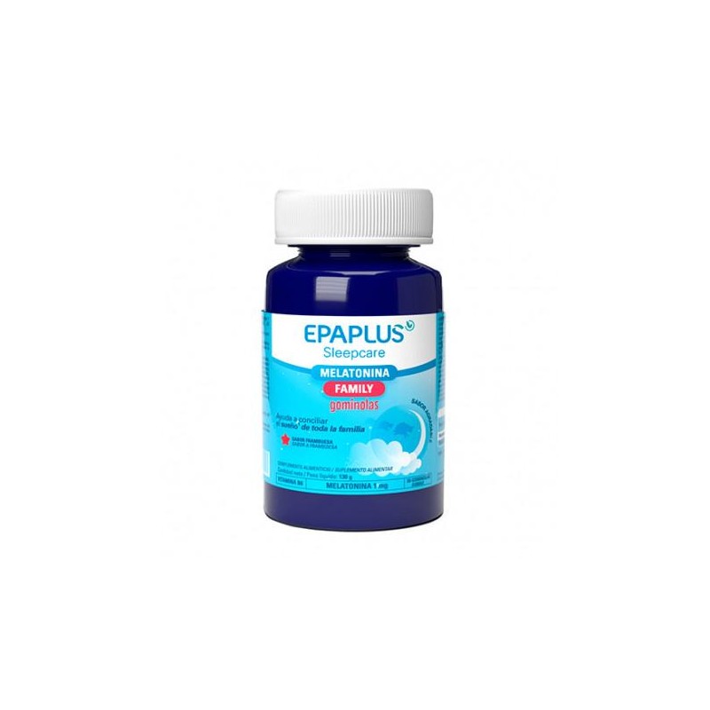 EPAPLUS SLEEPCARE MELATONINA FAMILY GUMMIES 50 GOMINOLAS SABOR FRAMBUESA