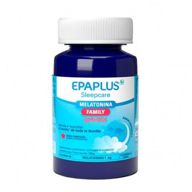 EPAPLUS SLEEPCARE MELATONINA FAMILY GUMMIES 50 GOMINOLAS SABOR FRAMBUESA