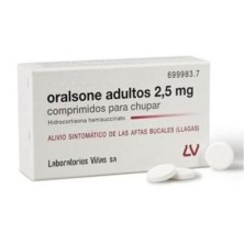 ORALSONE ADULTOS 2.5 MG 12 COMPRIMIDOS PARA CHUPAR