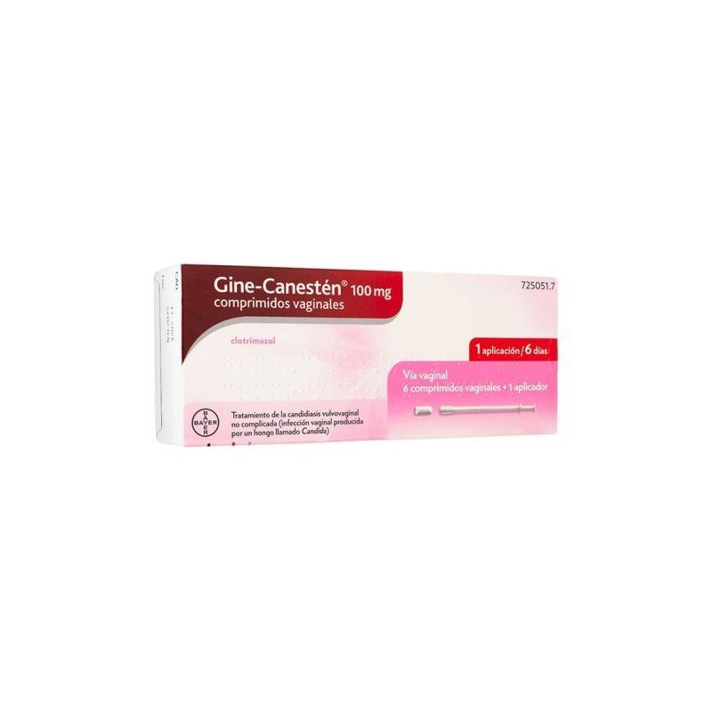 Gine Canesten 100 Mg 6 Óvulos