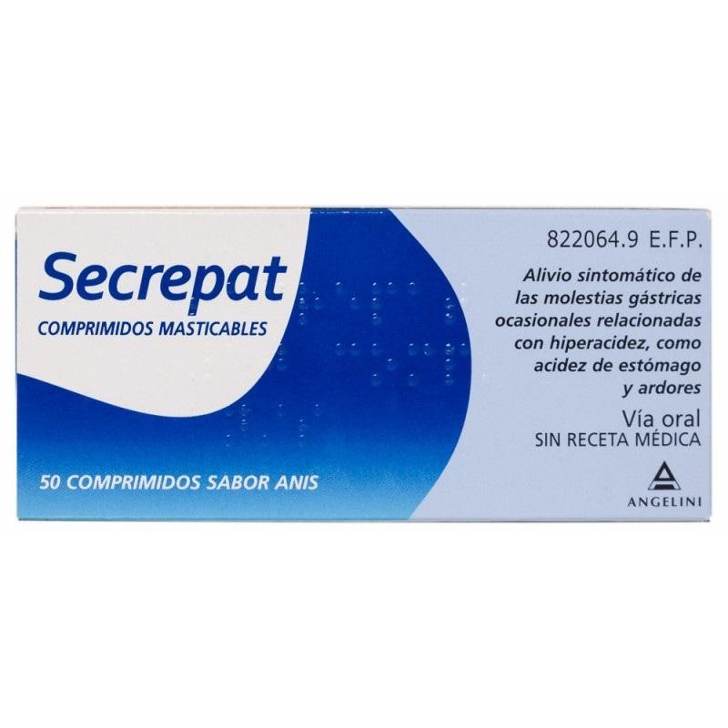 SECREPAT 50 COMPRIMIDOS MASTICABLES ANIS