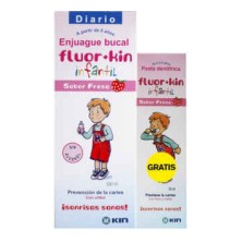 FLUOR KIN INFANTIL COLUTORIO SABOR FRESA 500 ML