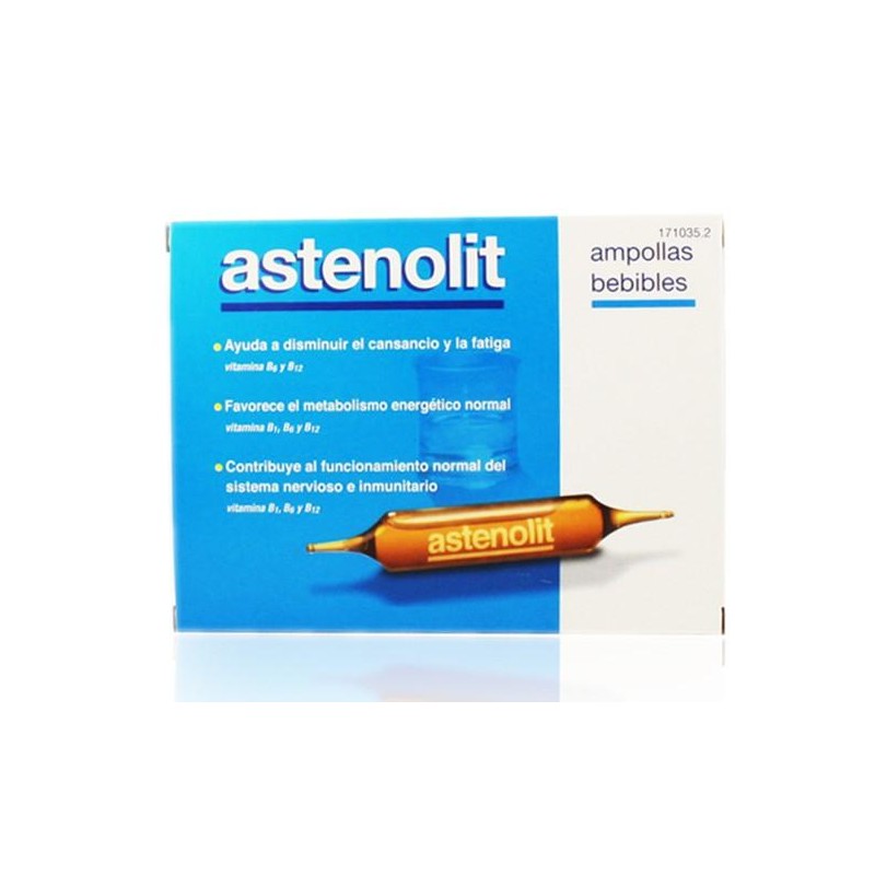 ASTENOLIT 12 AMPOLLAS BEBIBLES 10 ML