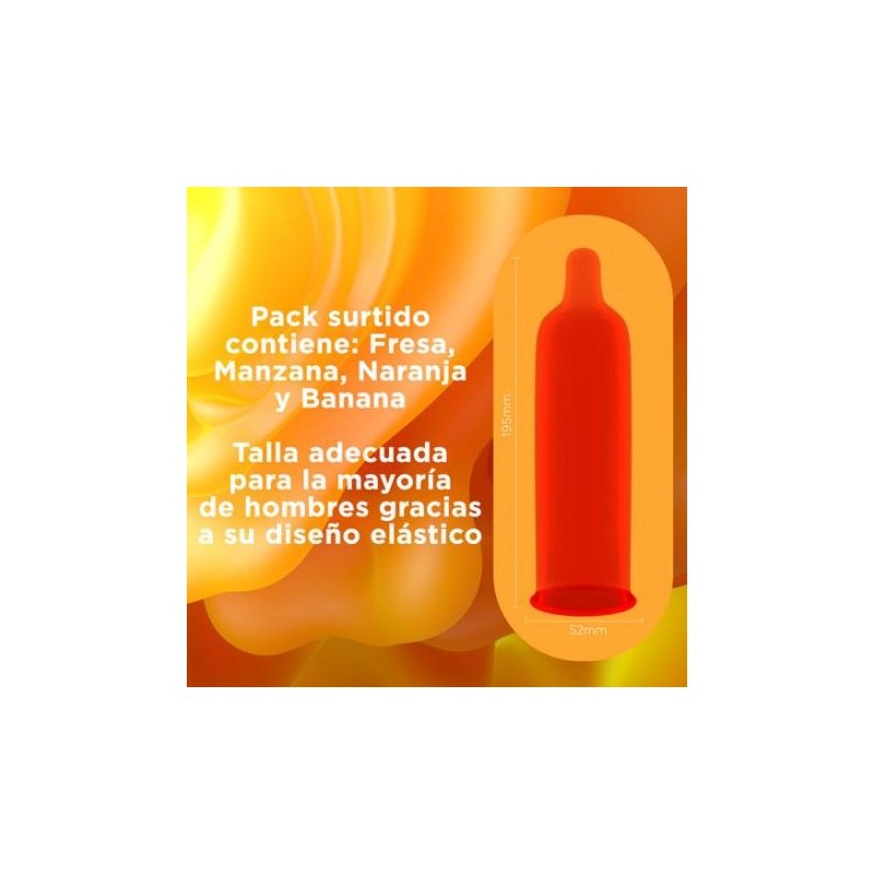 DUREX PLEASUREFRUITS PRESERVATIVOS 12 UNIDADES