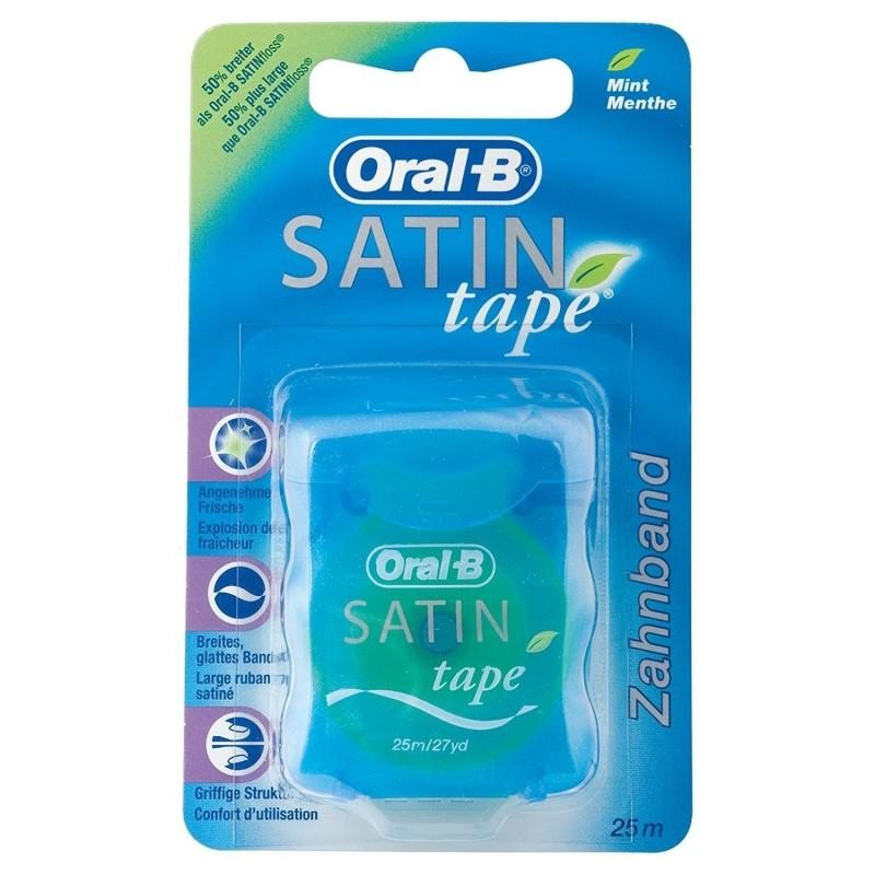 SATIN TAPE FLUOR CINTA DENTAL MENTA 25 M