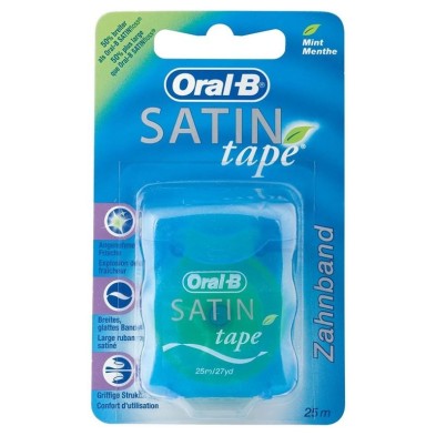 SATIN TAPE FLUOR CINTA DENTAL MENTA 25 M