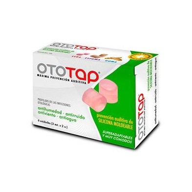 TAPONES OIDOS OTOTAP SILICONA 6 UNIDADES
