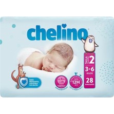 CHELINO PAÑAL INFANTIL T- 2 (3 -6kg) 28 UDS