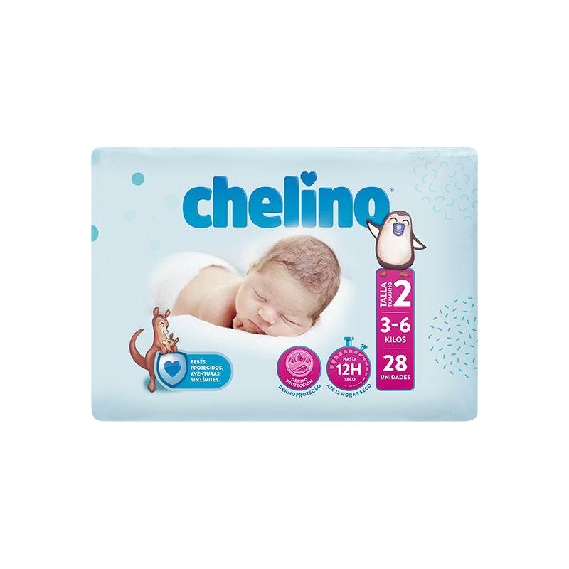 CHELINO PAÑAL INFANTIL T- 2 (3 -6kg) 28 UDS