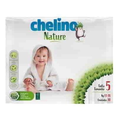 PAÑAL INFANTIL CHELINO  T- 5 (13 -18 kg) 30 UNIDADES