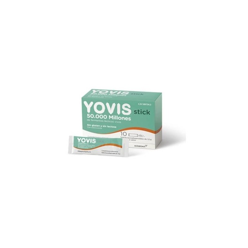 YOVIS 10 STICK BUCODISPERSABLES
