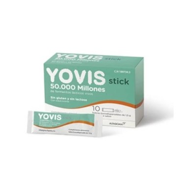 YOVIS 10 STICK BUCODISPERSABLES