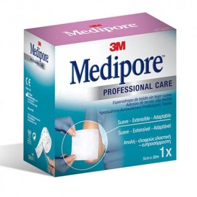 ESPARADRAPO HIPOALERGICO MEDIPORE 10 M X  5 CM
