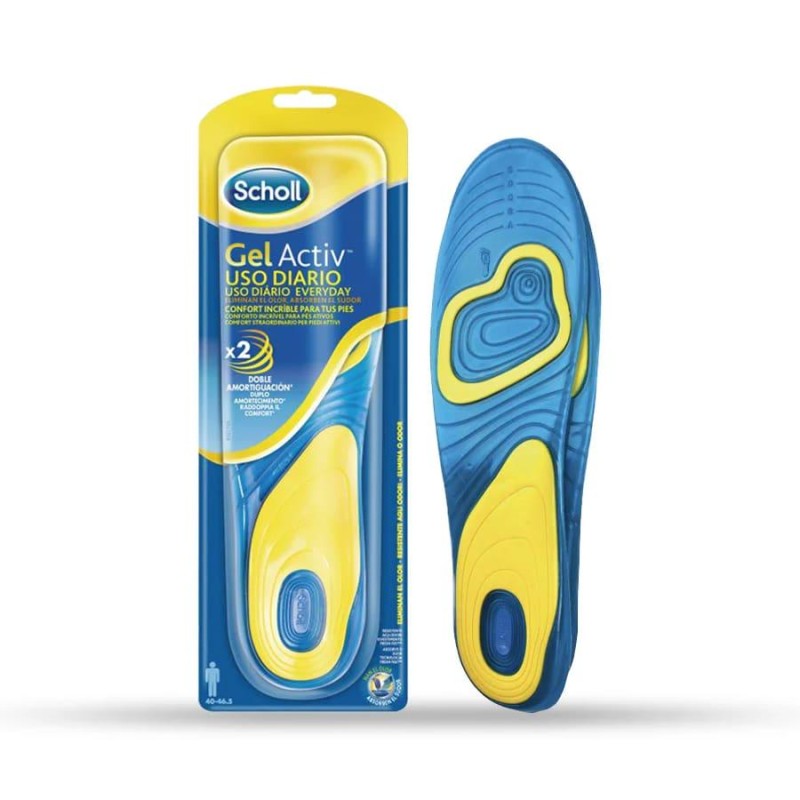 DR SCHOLL GELACTIV USO DIARIO HOMBRE 1 PAR