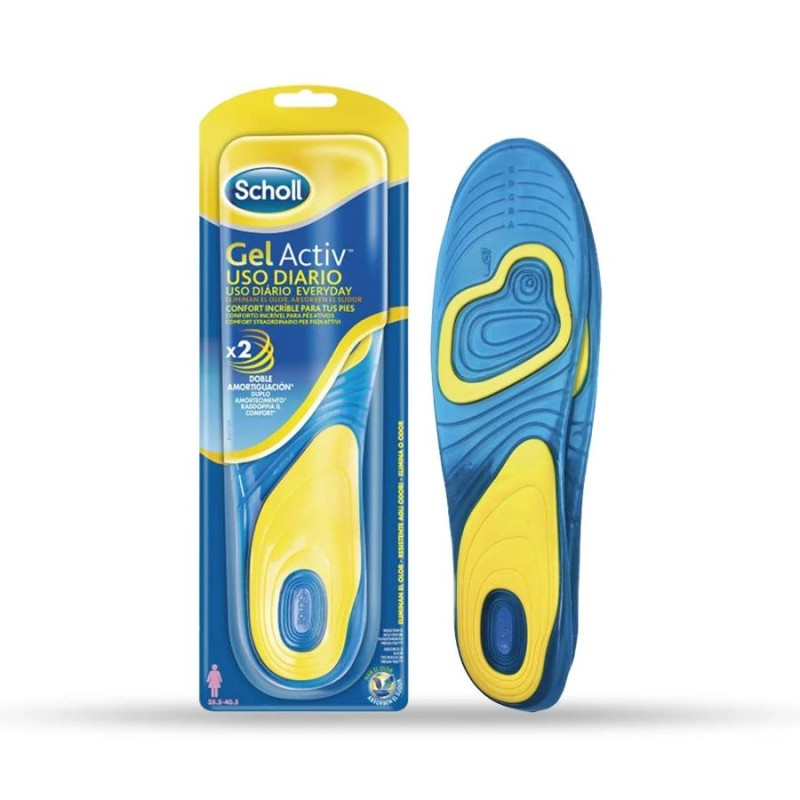 DR SCHOLL GELACTIV USO DIARIO MUJER 1 PAR