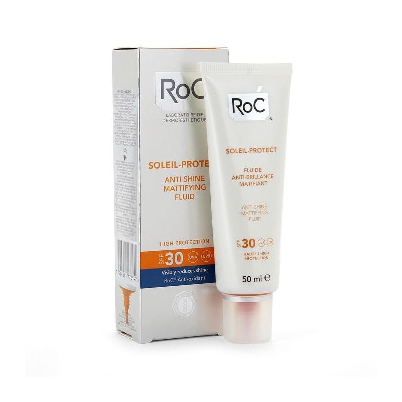 ROC SOLEIL PROTECT FLUIDO MATIFICANTE ANTIBRILLOS SPF 30 50 ML