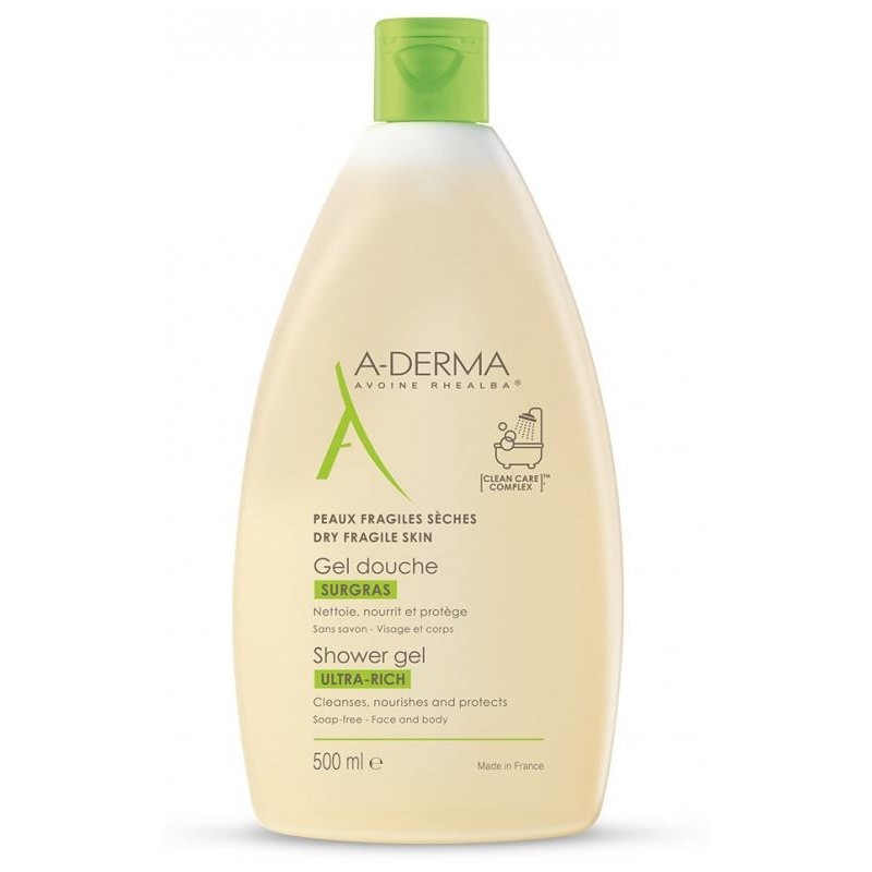 A-DERMA GEL DE DUCHA SOBREGRASO 500 ML