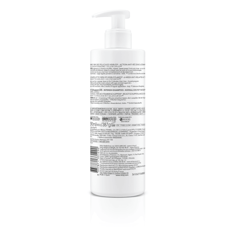DERCOS TECHNIQUE ANTICASPA CABELLO GRASO 400 ML