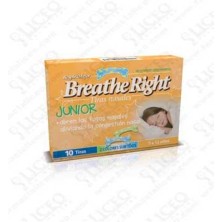 BREATHE RIGHT TIRA NASAL RESPIRA MEJOR NIÑOS 10 UNIDADES