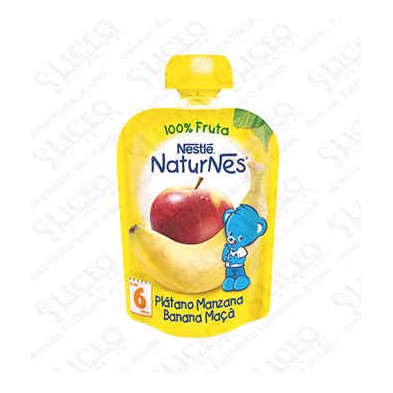 NESTLE NATURNES PLATANO MANZANA POUCH 90 G