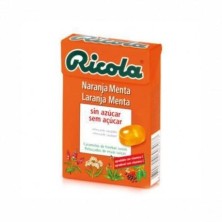 RICOLA CARAMELOS SIN AZUCAR NARANJA 50 G