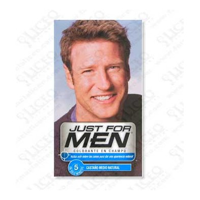 JUST FOR MEN CHAMPU COLORANTE 30 CASTAÑO MEDIO NATURAL