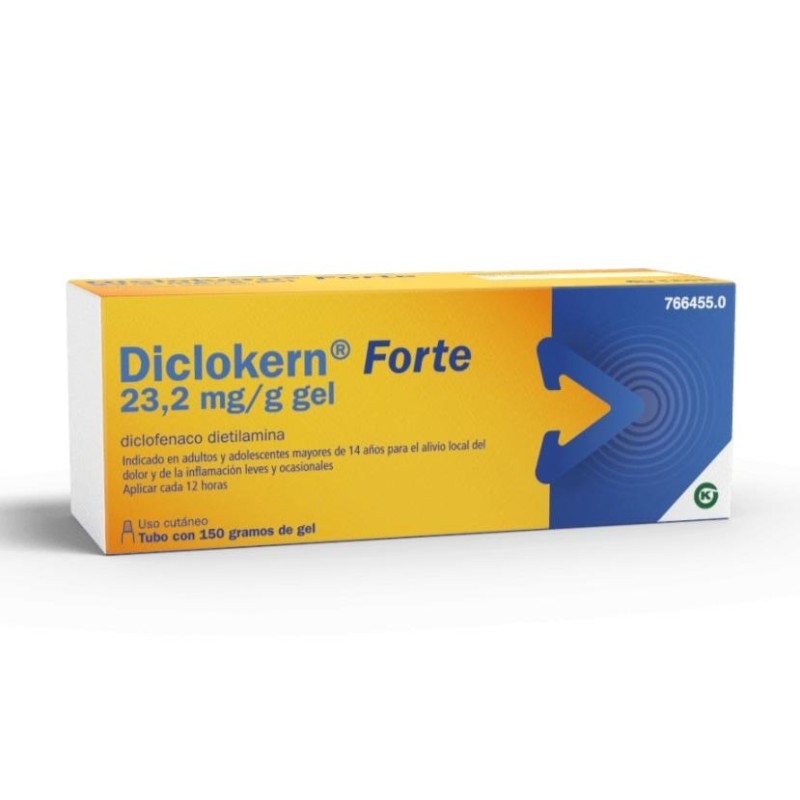 DICLOKERN FORTE 23,2 MG/G GEL CUTANEO 1 TUBO 150 G