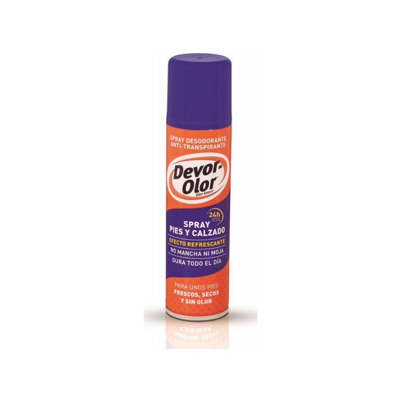 DEVOR OLOR DESODORANTE ANTITRASPIRANTE PIES Y CALZADO SPARY 150 ML