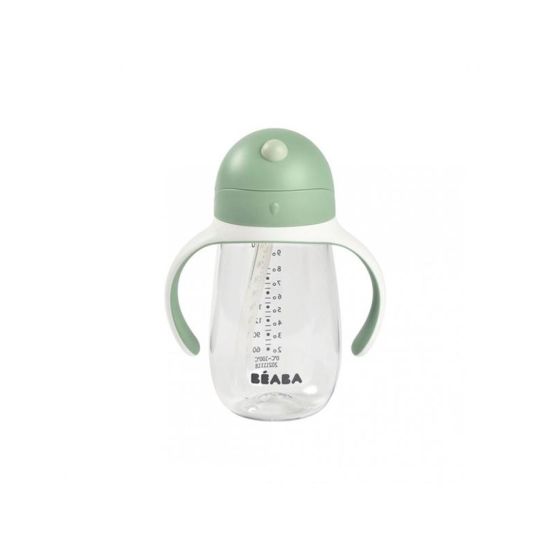 BEABA TAZA CON PAJITA 300ML VERDE SALB¡VIA