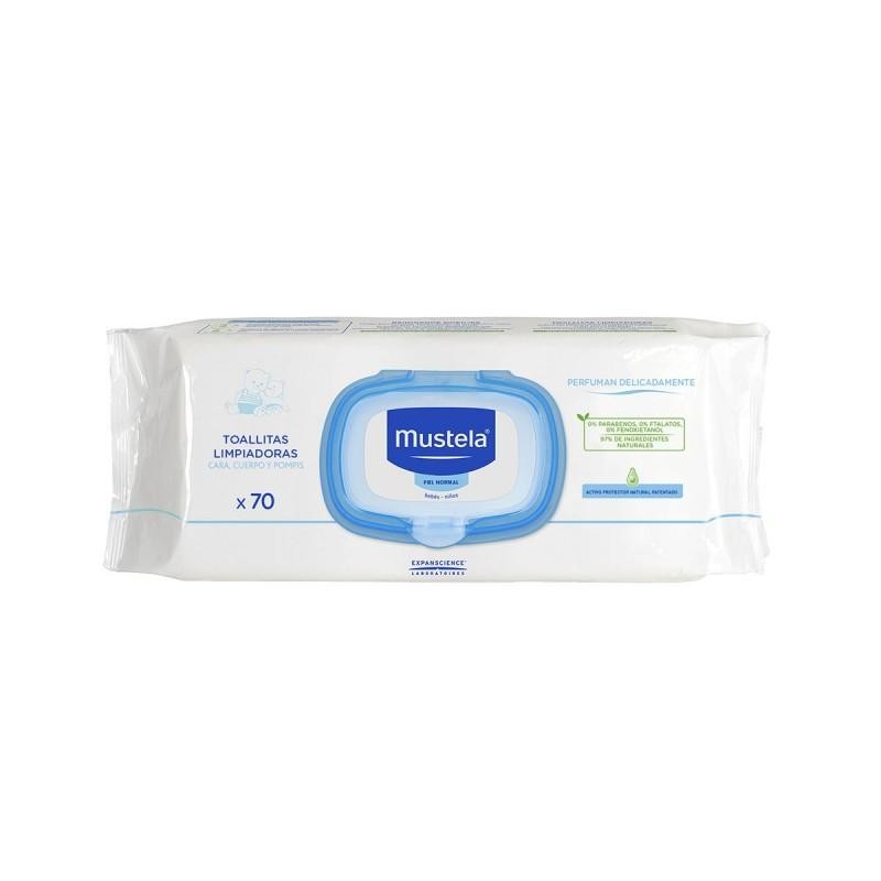 MUSTELA TOALLITAS HUMEDAS SUAVIZANTES 70 TOALLITAS