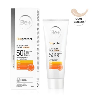 BE+ SKIN PROTECT ULTRAFLUIDO FACIAL SPF50+ COLOR
