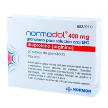 NORMODOL EFG 400 MG 20 SOBRES 