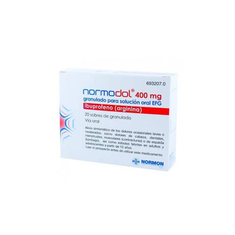 NORMODOL EFG 400 MG 20 SOBRES