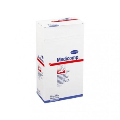 GASA DE ALGODON MEDICOMP 10X20 25 SOBRES 2 U
